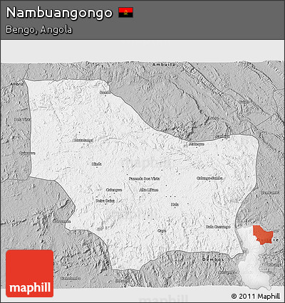 Gray 3D Map of Nambuangongo