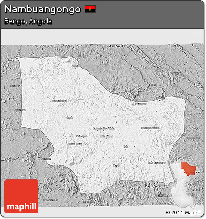 Gray 3D Map of Nambuangongo