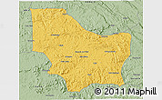 Savanna Style 3D Map of Nambuangongo