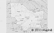 Silver Style 3D Map of Nambuangongo