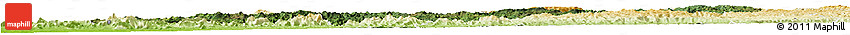 Satellite Horizon Map of Nambuangongo, physical outside