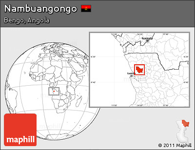 Blank Location Map of Nambuangongo