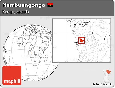 Blank Location Map of Nambuangongo