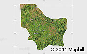 Satellite Map of Nambuangongo, single color outside