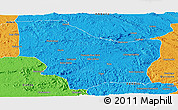 Political Panoramic Map of Nambuangongo