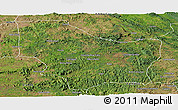 Satellite Panoramic Map of Nambuangongo