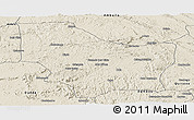 Shaded Relief Panoramic Map of Nambuangongo