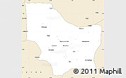 Classic Style Simple Map of Nambuangongo