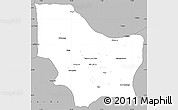 Gray Simple Map of Nambuangongo