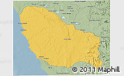 Savanna Style 3D Map of Quicama