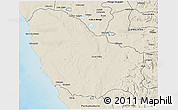 Shaded Relief 3D Map of Quicama