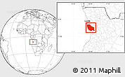 Blank Location Map of Quicama