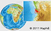 Physical Location Map of Quicama