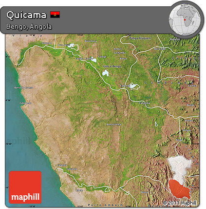 Satellite Map of Quicama