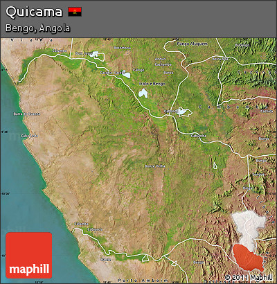 Satellite Map of Quicama