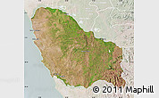 Satellite Map of Quicama, lighten