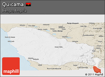 Classic Style Panoramic Map of Quicama
