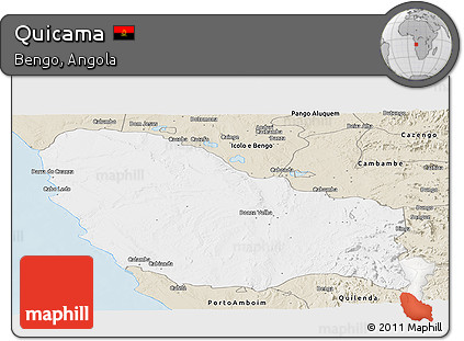 Classic Style Panoramic Map of Quicama