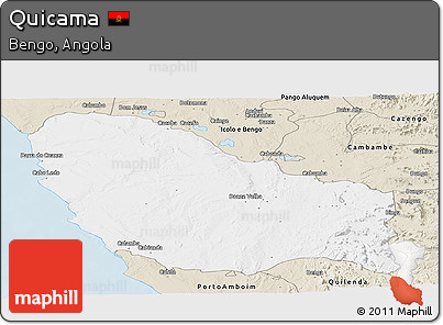 Classic Style Panoramic Map of Quicama
