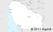 Silver Style Simple Map of Quicama