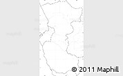 Blank Simple Map of Bengo, no labels