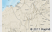 Shaded Relief Map of Benguela