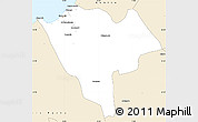 Classic Style Simple Map of Benguela