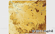 Physical 3D Map of Cubal