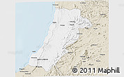 Classic Style 3D Map of Lobito