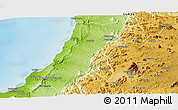 Physical Panoramic Map of Lobito