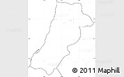 Blank Simple Map of Lobito, no labels