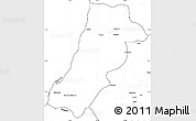 Blank Simple Map of Lobito