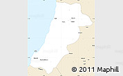 Classic Style Simple Map of Lobito