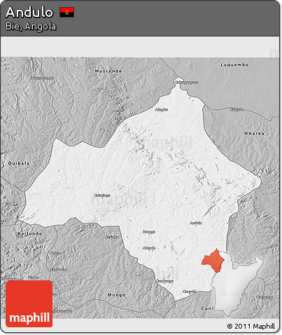 Gray 3D Map of Andulo