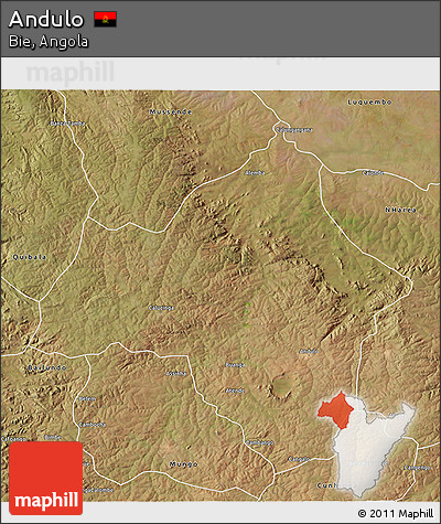 Satellite 3D Map of Andulo