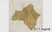 Satellite 3D Map of Andulo, lighten