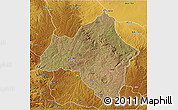 Satellite 3D Map of Andulo, physical outside