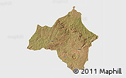 Satellite 3D Map of Andulo, single color outside
