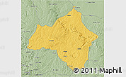 Savanna Style 3D Map of Andulo