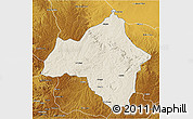 Shaded Relief 3D Map of Andulo, physical outside