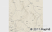 Shaded Relief 3D Map of Andulo