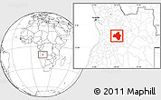 Blank Location Map of Andulo