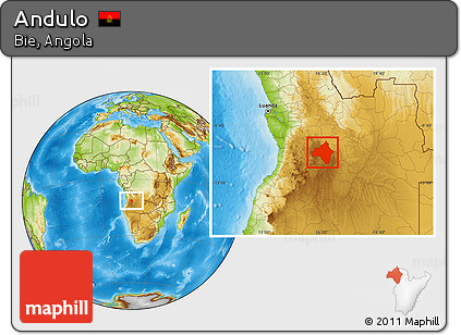 Physical Location Map of Andulo