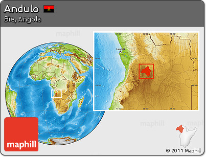 Physical Location Map of Andulo