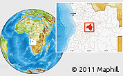 Physical Location Map of Andulo, highlighted country