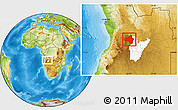 Physical Location Map of Andulo, highlighted parent region