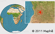 Satellite Location Map of Andulo