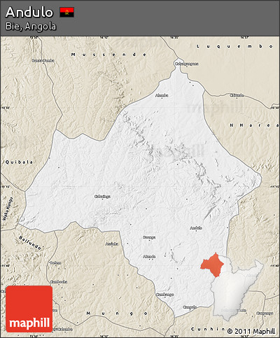 Classic Style Map of Andulo