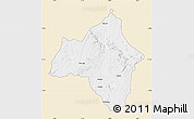 Classic Style Map of Andulo, single color outside
