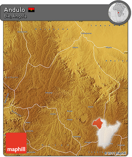 Physical Map of Andulo